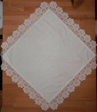 Mitteldecke spitzenborde blume gebraucht kaufen  Weischlitz