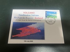 (1252) 18-7-2025 - Islândia erupção do vulcão Sundhnukur (15-7-2025) B comprar usado  Enviando para Brazil