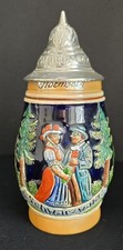 Schwarzwald Vintage Cerveja da Alemanha Ocidental Stein 300ml 7" Tampa de Estanho comprar usado Schwarzwald Vintage Cerveja da Alemanha Ocidental Stein 300ml 7" Tampa de Estanho comprar usado  Enviando para Brazil
