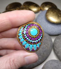 Mandala stein bunt gebraucht kaufen  Friedrichshafen