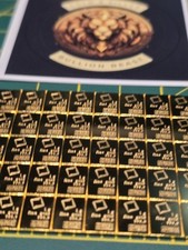 Gold bar 999 for sale  WOLVERHAMPTON
