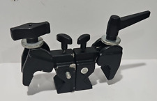 Tripé de câmera de vídeo Manfrotto 035 Double Super Clamp - Preto - Casado conectado comprar usado  Enviando para Brazil