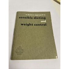 A Doctor's Approach to Sensible Dieting and Weight Control 1969 Vintage Cookbook segunda mano  Embacar hacia Mexico