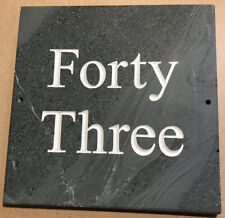 Large engraved grey for sale  WIGAN