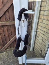 Black fleecy headcollar for sale  LINCOLN
