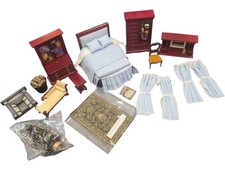 Dollhouse miniature bedroom for sale  UK