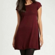 Usado, Mini vestido suéter feminino EILEEN FISHING babydoll grande malha com nervuras vermelho lã comprar usado Usado, Mini vestido suéter feminino EILEEN FISHING babydoll grande malha com nervuras vermelho lã comprar usado  Enviando para Brazil