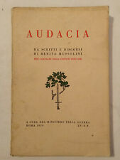 Audacia 1936 scritti usato  Vaprio d'Agogna