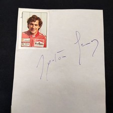 Autografo attribuito ayrton usato  Forli