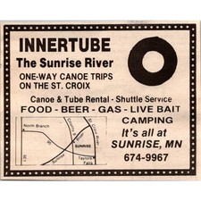 Innertube sunrise river for sale  Hinckley