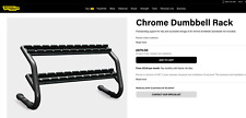 Dumbbell rack technogym for sale  OLDHAM
