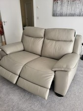 Leather recliner sofa for sale  LONDON
