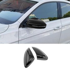Tampa de espelho retrovisor exterior preta acabamento para Volkswagen Jetta MK7 2019-2021, usado comprar usado  Enviando para Brazil