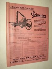 Prospectus agricole moto d'occasion  Cluny