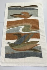 Toalha de mão vintage 1980 Helen Webber pássaros em voo carícia Burlington - LEIA comprar usado  Enviando para Brazil