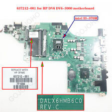 Placa-mãe 637212-001 para HP DV6 DV6T DV6-3000 DALX6HMB6C0 intel I3-370M, usado comprar usado  Enviando para Brazil