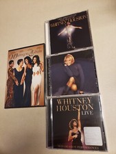 3 CD LOT/WHITNEY HOUSTON- MY LOVE + LIVE + THE BEST + WAITING TO EXHALE DVD comprar usado  Enviando para Brazil