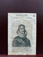 Usado, Gravura antiga John Tserclaes Conde de Tilly, Comandante na Guerra dos Trinta Anos comprar usado  Enviando para Brazil