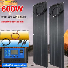 Flexible Solar Panel Kit 600W 300W 18V for Camping RV Boat Car Battery Charger comprar usado  Enviando para Brazil