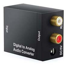Conversor de áudio digital para analógico adaptador conversor RCA L/R de 2 canais comprar usado  Enviando para Brazil