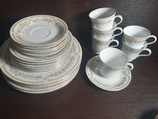 Conjunto de xícaras de chá Liling Jung Shen Chippendale pratos de jantar porcelana branca rosa osso comprar usado  Enviando para Brazil