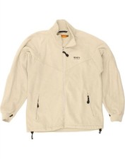 Jaqueta de lã masculina REGATTA Reino Unido 38 pequena poliéster off white BX14, usado comprar usado  Enviando para Brazil