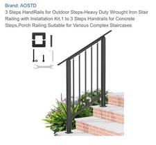 Steps handrails outdoor for sale  Chicago