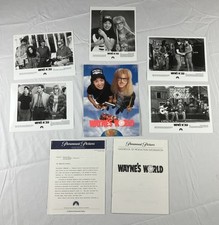 Kit de imprensa WAYNE'S WORLD (1992) filme 5 fotos livreto de produção pasta colorida comprar usado  Enviando para Brazil