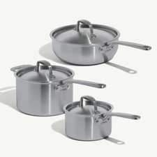 Stainless saucepan set for sale  Elk Grove Village