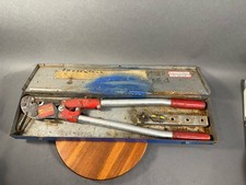 Ferramenta de compressão T&B Thomas & Betts TBM5 raquete crimpador bom estado com matrizes, usado comprar usado Ferramenta de compressão T&B Thomas & Betts TBM5 raquete crimpador bom estado com matrizes, usado comprar usado  Enviando para Brazil