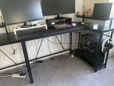 Black ikea desks for sale  BERKHAMSTED