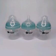 Tommee Tippee 5 Oz. Conjunto de 3 mamadeiras novas FALTANDO 1 TAMPA, usado comprar usado  Enviando para Brazil