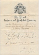 144881 urkunde zum gebraucht kaufen  Seevetal