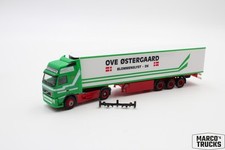 Herpa Volvo FH12 Kühlsattelzug "Ove Ostergaard Blommenslyst DK" 1:87 /H23101 comprar usado  Enviando para Brazil