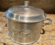 Refrigerador de balde de gelo vintage Everlast redondo forjado alumínio cabo duplo comprar usado  Enviando para Brazil