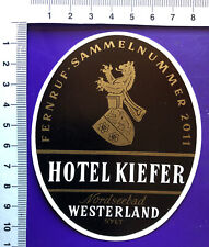 Deutschland hotel kiefer gebraucht kaufen  Neukirchen
