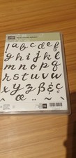 Stampin stempelset buchstaben gebraucht kaufen  Halvesbostel