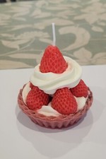 Bougie tarte fraises d'occasion  Labergement-lès-Seurre