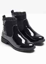 Botas De Tobillo Negras De Charol FREEMANS UK 6 (F669) comprar usado  Enviando para Brazil