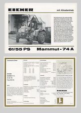 Eicher mammut traktor gebraucht kaufen  Deutschland
