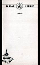 Menu cognac croizet d'occasion  Baugy