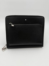 Bolsa envelope Montblanc couro preto Meisterstuck 4810 excelente estado comprar usado  Enviando para Brazil