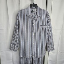 Conjunto de pijama vintage anos 50 PLEETWAY listrado balão assento camisa shorts lounge comprar usado  Enviando para Brazil