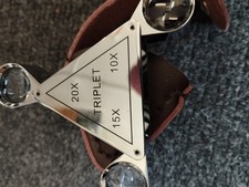 Triplex triangular magnifier for sale  EXMOUTH