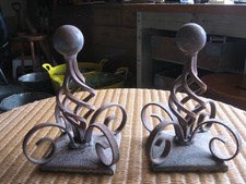 Pair wrought iron for sale  WYMONDHAM