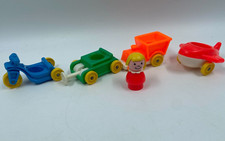 F. P. Toys Fisher Price USA Little People Pojazdy Motocykl Samolot Samochód Pociąg na sprzedaż  Wysyłka do Poland