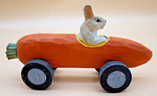 Wooden handcarved rabbit for sale  Kansas City