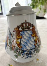 Bierkrug deckel bayerischem gebraucht kaufen  München