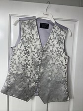 Silver floral waistcoat for sale  CRAIGAVON
