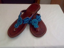 Ladies blue beaded for sale  WELLINGBOROUGH